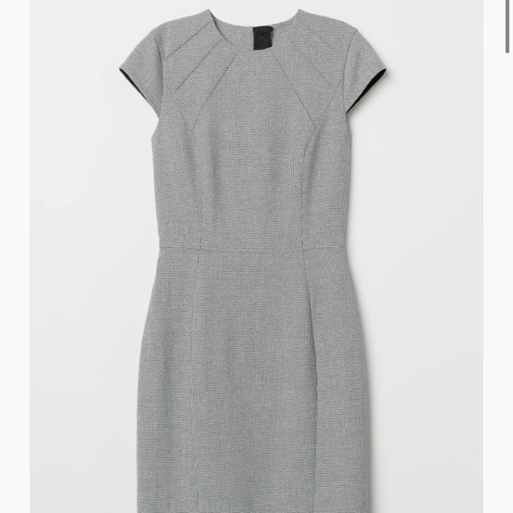 H&M houndstooth dress